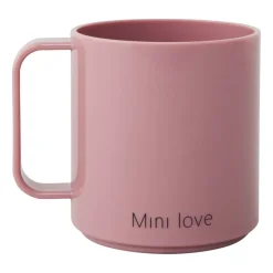 Design Letters Mini Love beker met oor, Ash rose