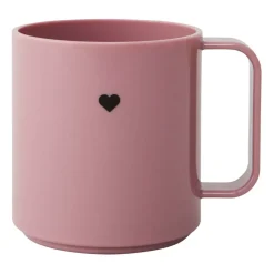Design Letters Mini Love beker met oor, Ash rose