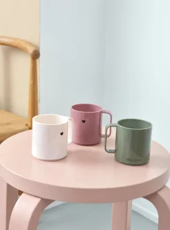 Design Letters Mini Love beker met oor, Ash rose