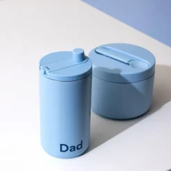 Design Letters reismok 35 cl, Dad-Lichtblauw