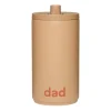 Design Letters reismok 35 cl, Dad-beige