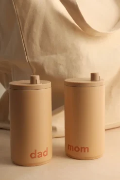 Design Letters reismok 35 cl, Dad-beige