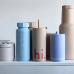 Design Letters reismok 35 cl, Blue