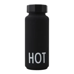 Design Letters thermosfles, zwart