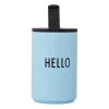 Design Letters thermosmok, Light blue-hello