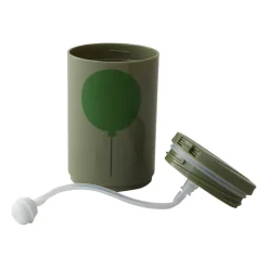 Design Letters thermosmok met rietje 33 cl, Forest green
