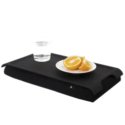 Dienbladkussen mini, zwart-plastic