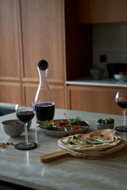 Ditte serveerschotel, Grijs-zwart