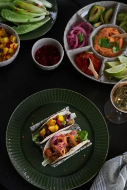 Ditte tacohouder 2-pack, Grijs-zwart