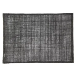 Dixie linnen placemat, zwart