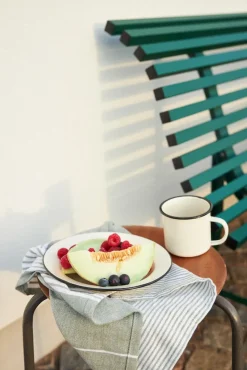 Doris emaille bord Ø20 cm, Beige