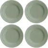 Dots klein bord 22 cm 4 stuks, Groen