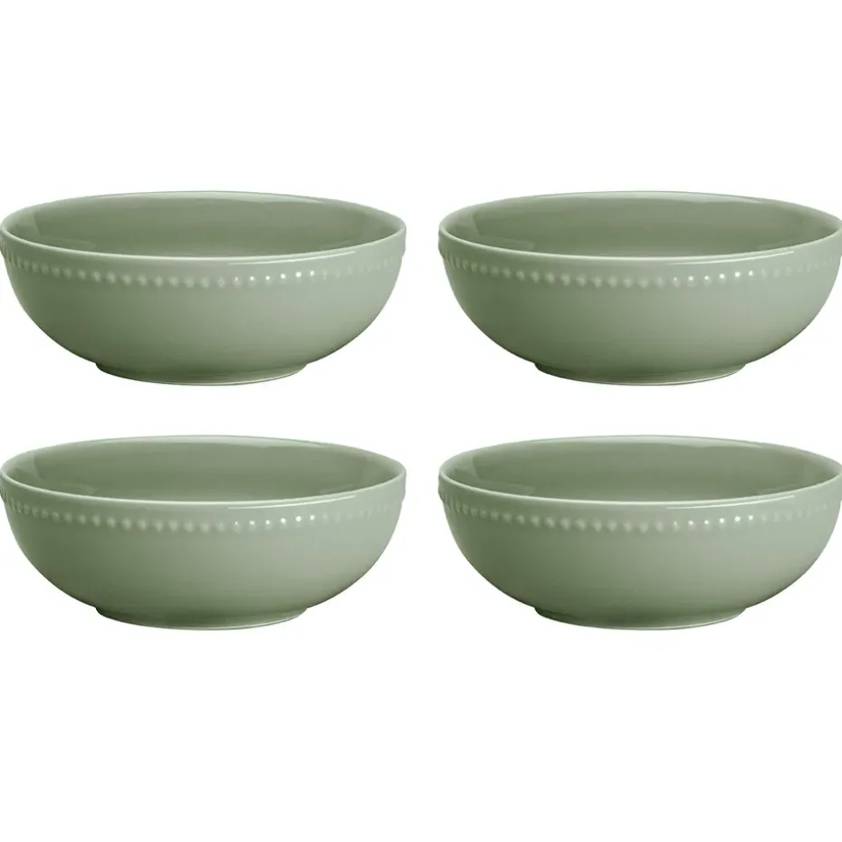 Dots ontbijtkom 60 cl 4 stuks, Groen