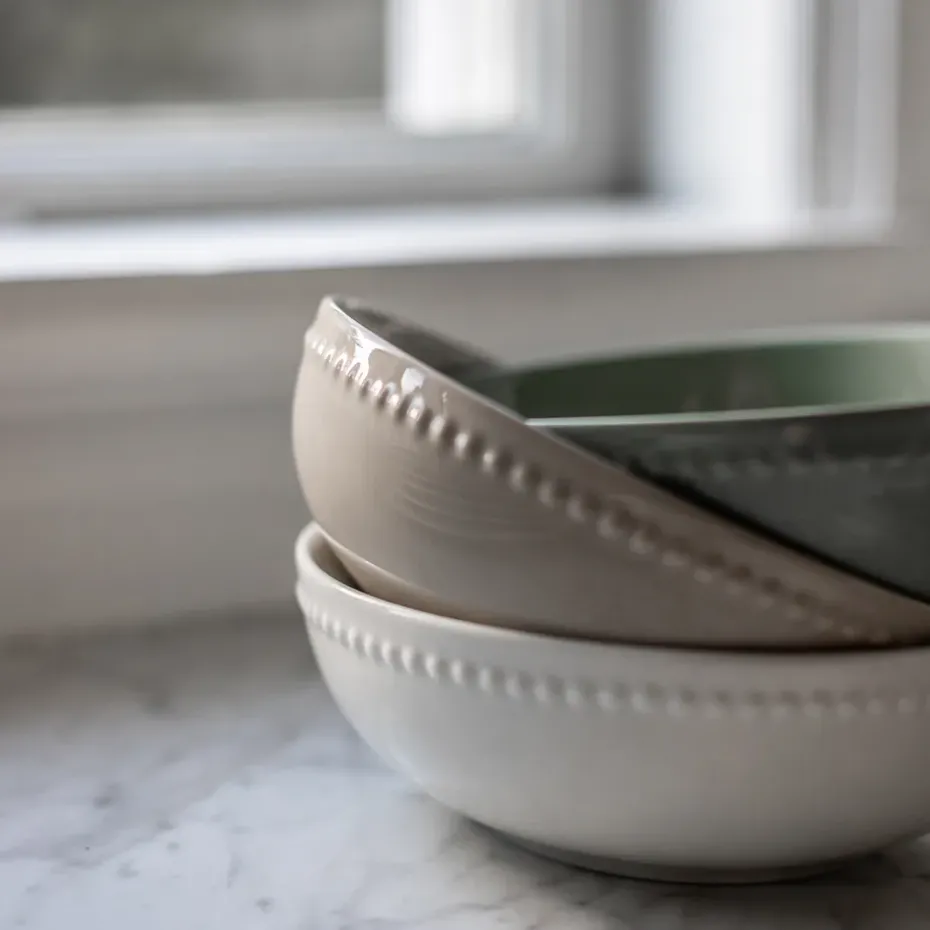 Dots ontbijtkom 60 cl 4 stuks, Groen