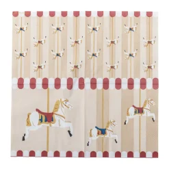 Draaimolen servet 33x33 cm 20-pack, Natuur