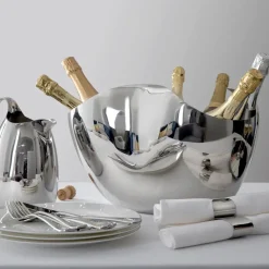 Drift champagnekoeler 27 cm, Roestvrij staal