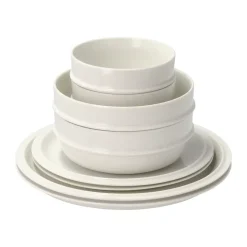 Eau serviesset 8-delig, Offwhite