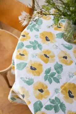 Eden gewaxte doek Ø180 cm, Geeln