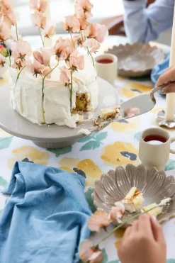 Eden gewaxte doek Ø180 cm, Geeln