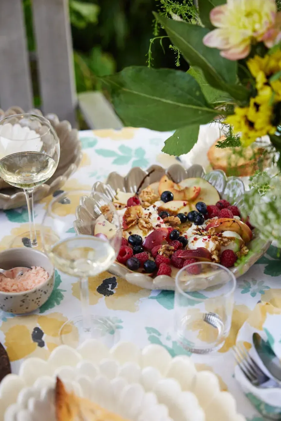 Eden wasdoek 150x250 cm, Gemengd geel