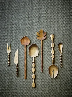 Edi saladebestek 2-delig, Messing