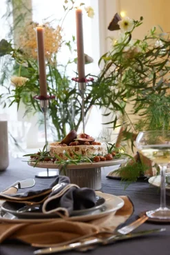 Edith tafelkleed 150x280 cm, Grijs