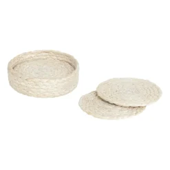 Elin glasonderzetter Ø10,5 cm 6-pack, Wit