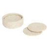 Ella glasonderzetters Ø10,5 cm 6-pack, Pure white