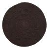 Ella placemat Ø38 cm, Zwart-bruin