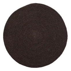Ella placemat Ø38 cm, Zwart-bruin