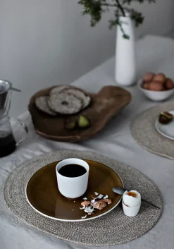 Ella placemat ovaal, Beige