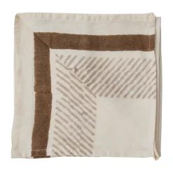 Ella servet 50x50 cm, Bruin