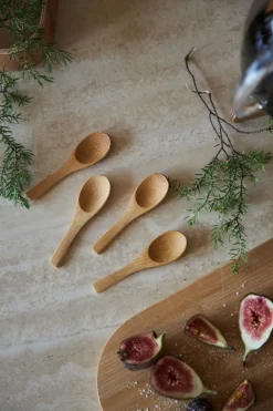 Ellen lepel 4-pack, Bruin