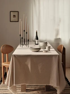 Elouise tafelkleed 160x200 cm, Grey