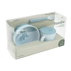 Elphee foodie first meal serviesset 3-delig, Blue