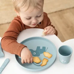 Elphee foodie kinderbord Ø20 cm, Blue