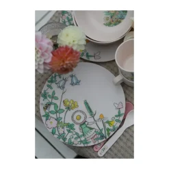 Elsa Beskow Blomsterfesten bord Ø20 cm, Multi