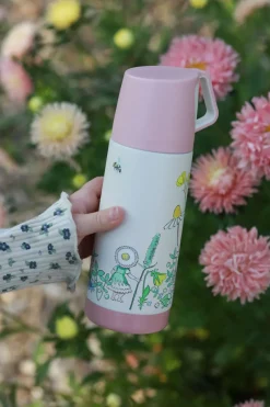 Elsa Beskow Blomsterfesten thermos 35 cl, Wit