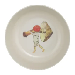 Elsa Beskow Tomtebobarnen schaal Ø14,5 cm, Beige