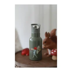 Elsa Beskow Tomtebobarnen waterfles 34 cl, Groen