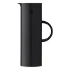 EM77 Stelton thermoskan 1 l., black shiny (zwart glanzend)