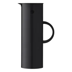 EM77 Stelton thermoskan 1 l., black shiny (zwart glanzend)
