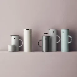 EM77 Stelton thermoskan 1 l., dusty green (groen)