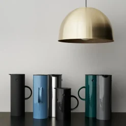 EM77 Stelton thermoskan 1 l., granite grey shiny (granietgrijs glanzend)