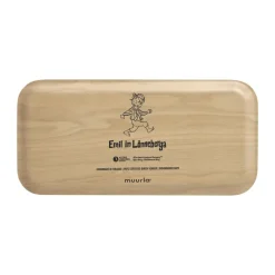 Emil The Katthult Folks dienblad 13x27 cm, Berkenhout