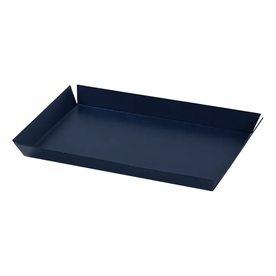 Erika dienblad 14x21 cm, Maritime blue