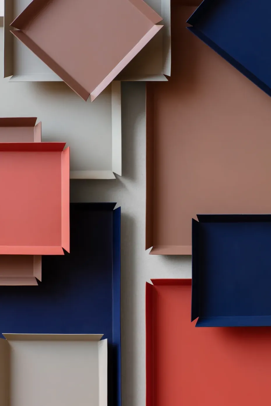 Erika dienblad 14x21 cm, Maritime blue