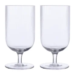 Ernst bierglas geribbeld 2-pack, Klaar