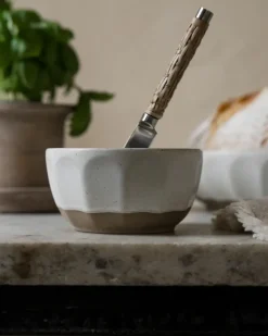 Ernst botermes gevlochten handvat, Zeegras, 17 cm