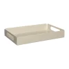 Ernst dienblad metaal 18x28,5 cm, Crème-wit